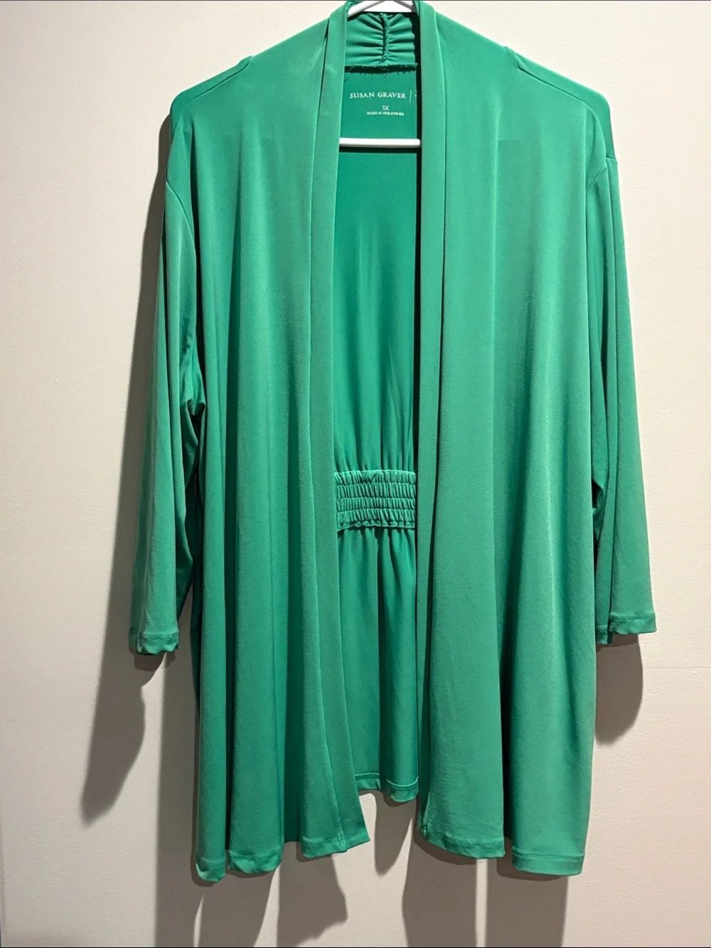 Susan Graver 1X Tank and Cardigan Set